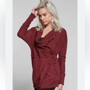 Titika E-Cozy Sweater in wine colour size large